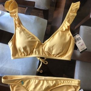 Yellow Polo Ralph Lauren bikini